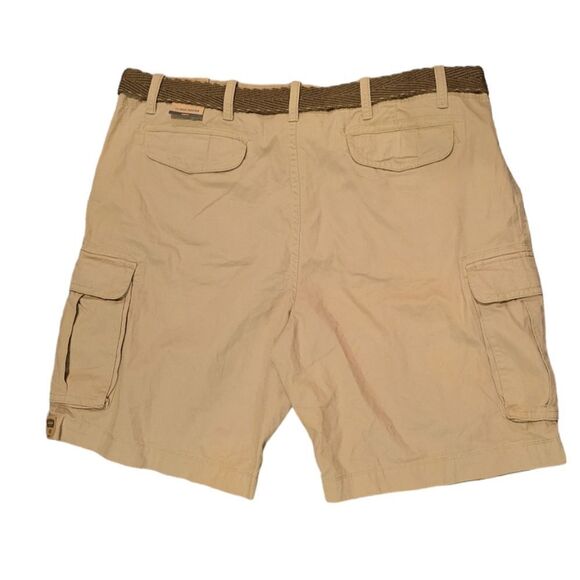 Mens 48 Foundry Cargo Shorts with Belt New with Tag Tan 100 Cotton 11in Inseam - Picture 2 of 5